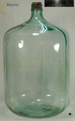 Garrafao cilindrico verde claro 66cms