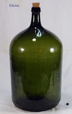 Garrafao cilindrico verde oliva 53cms