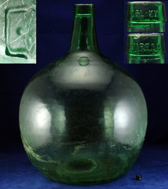 Garrafao redondo verde Viresa 16L-XX