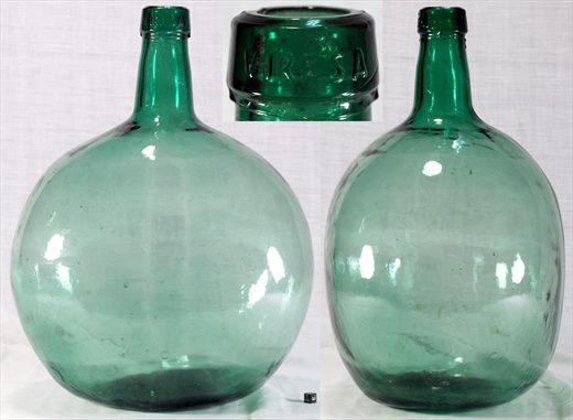 Garrafao amorfo cristalino verde VIRESA