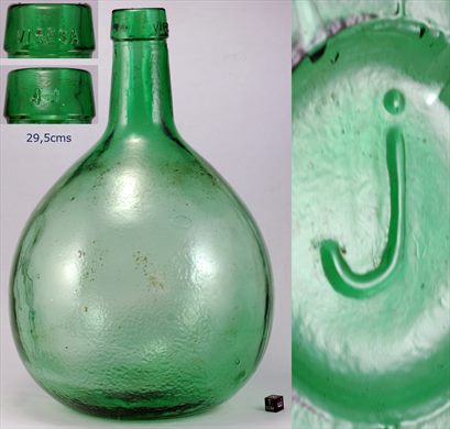 Garrafao redondo verde Viresa 4L