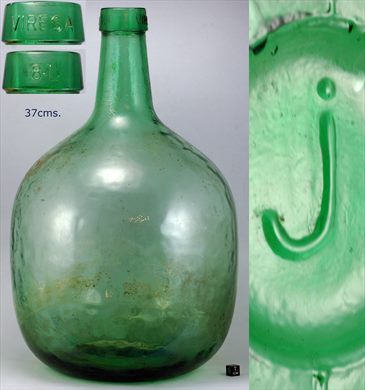 Garrafao redondo verde Viresa 8L