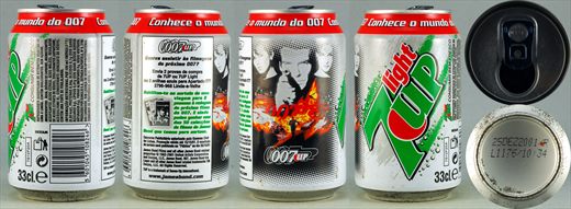 7Up light James Bond 007 33cl 2001-12-25