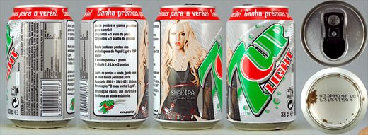 7Up Light Shakira 33cl 2004-01-03