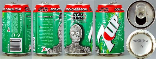 7Up Star Wars I C3PO 33cl 2000-08-26