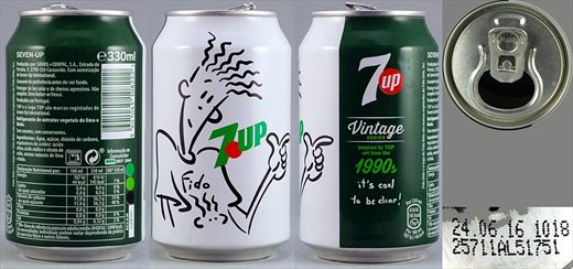 7Up Vintage series 1990 Fido Dido 330ml 2016-06-24