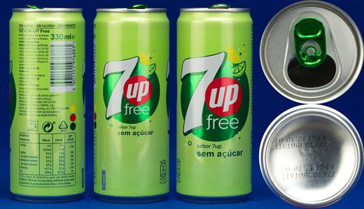 7Up free 330ml 2021