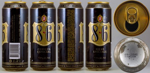86 cerveza especial 500ml 2005-09