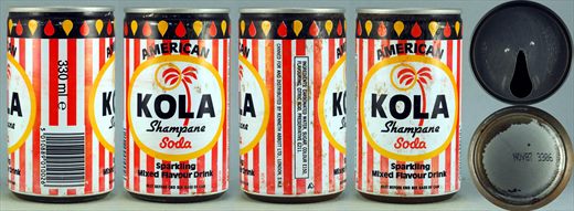 American Kola Shampane Soda 330ml 1987-11