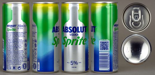Absolut Vodka Sprite 250ml