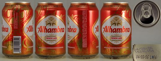 Alhambra Premium Lager 330ml 2006-08-04