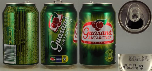 Antarctica Guarana Patrocinador Oficial Brasil 33cl 2013-09-04