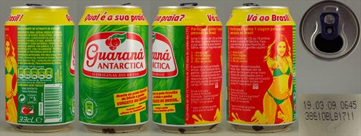 Antarctica Guarana Va ao Brasil 33cl 2009-03-19
