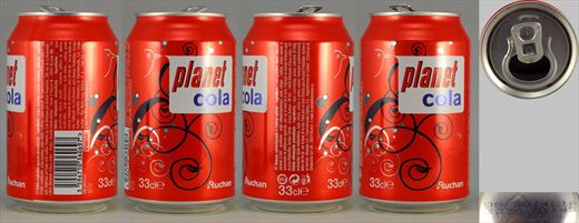 Auchan Planet Cola 33cl 2014-08