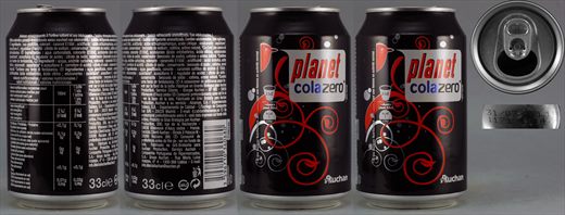 Auchan Planet Cola Zero 33cl 2012-03-31