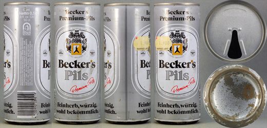 Beckers Pils 50cl 1988-09-16