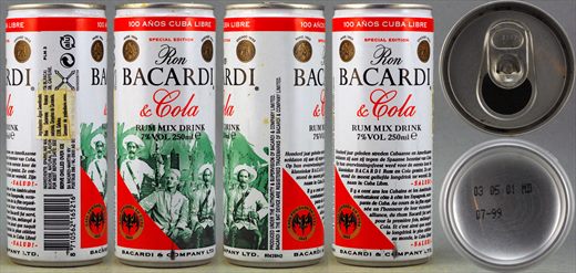 Bacardi Ron e Cola 250ml 1999-07