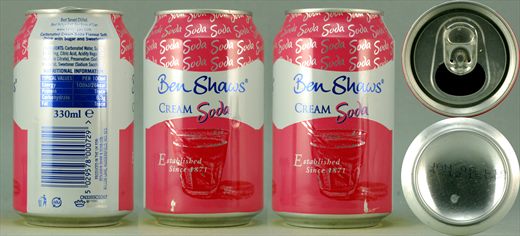 Ben Shaws Cream Soda 330ml 2006-01