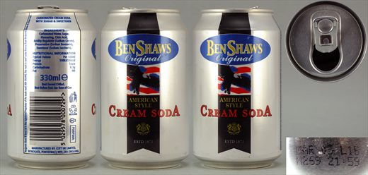Ben Shaws Cream Soda American Style 330ml 2003-03