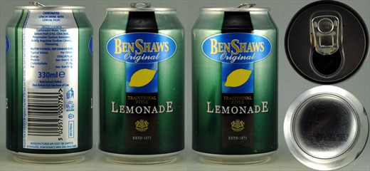 Ben Shaws lemonade 330ml