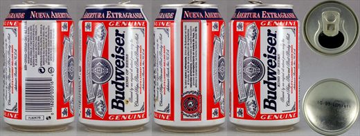 Budweiser 33cl 1999-10