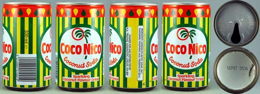 Coco Nico coconut soda 330ml 1987-09