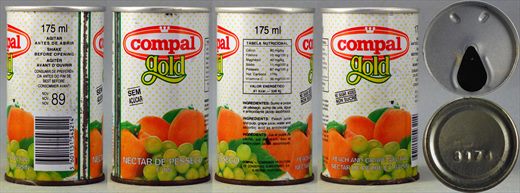 Compal Gold nectar de pessego e uva 175ml 1989-11