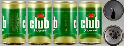 CC Club ginger ale 330ml 1989-11