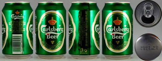 Carlsberg beer 33cl 2003-02