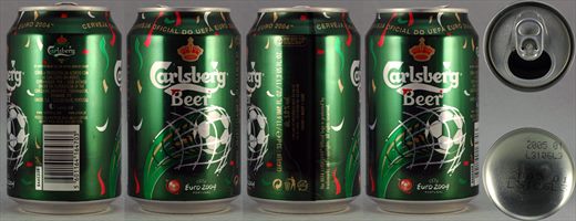 Carlsberg beer Euro 2004 33cl 2005-01