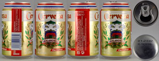 Carrefour cerveza holandesa 33cl 2007-01