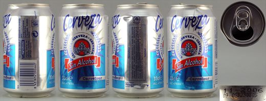 Carrefour Cerveza Sin Alcohol 33cl 2006-11