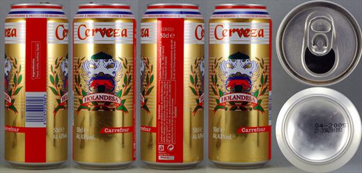 Carrefour Cerveza Holandesa 50cl 2005-04
