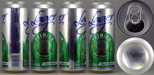 Carrefour Lager Premium 50cl 2006-12