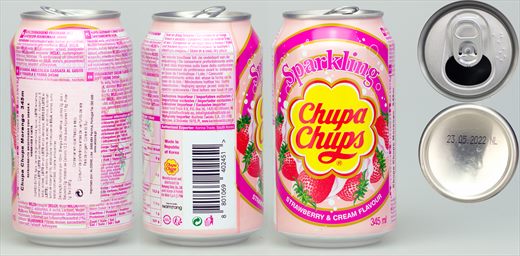 Chupa Chups strawberry and cream 345ml 2022
