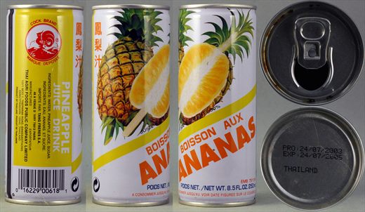 Cock Brand boisson aux ananas 250ml 2005-07-24