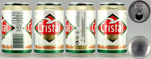 Cristal pilsener 330ml 1999-12