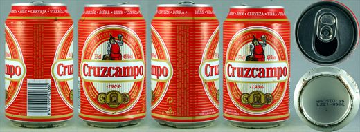 Cruzcampo Cerveza Pilsen 33cl 1999-08