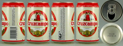 Cruzcampo pilsen 33cl 1997-12