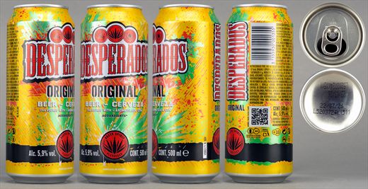 Desperados Original beer flavoured with aguardiente 2026 50ml