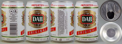 DAB Dortmunder Actien-Brauerei original German beer 330ml