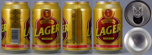Dia Lager premium 33cl 2003-07-10