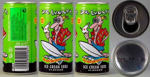 Dr. Loonys ice cream soda 1999-02