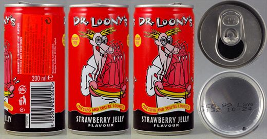 Dr. Loonys strawberry jelly 200ml 1999-02