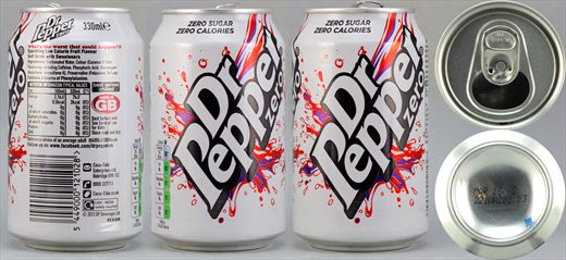 Dr Pepper Zero 330ml 2016-03