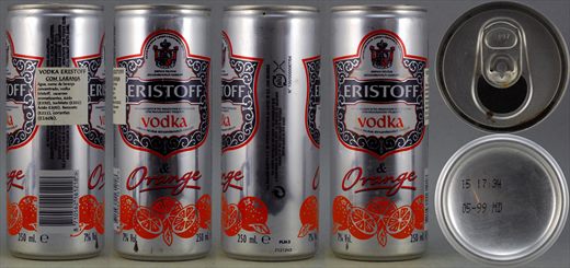 Eristoff vodka orange 250ml 1999-05