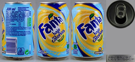 Fanta bajo en calorias Limon 330ml 2007