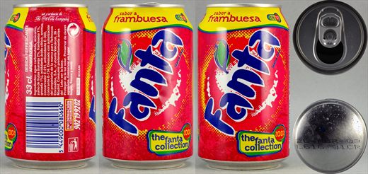 Fanta frambuesa The Fanta Collection 2002 33cl 1989-04