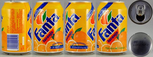 Fanta laranja sem bolhinhas 33cl 1997-08