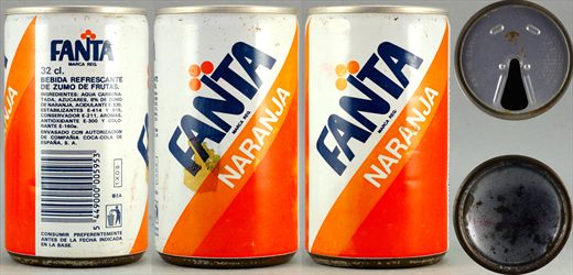 Fanta naranja 32cl 1989-06